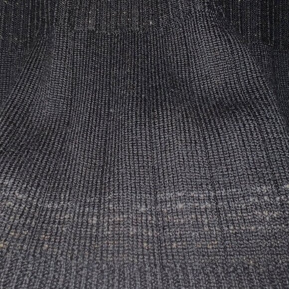 Nine West Bolero Bell Sleeves Crop Jacket/Cardigan Sweater-Black/Copper-Large - Picture 9 of 16